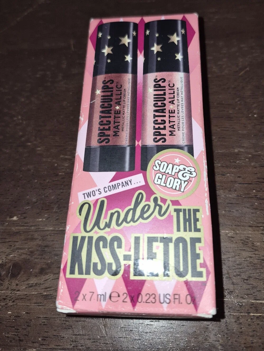 Soap & Glory Pink Duo Lipstick Set